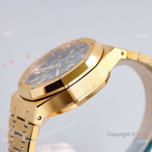 2021 New Audemars Piguet Royal Oak Green Dial 26331OR Watch Swiss Made 3
