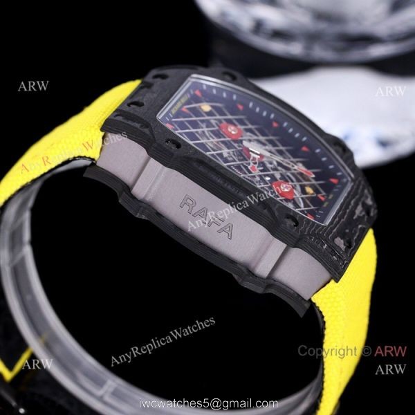 2021 New Richard Mille RM 27-04 Tourbillon Rafael Nadal Tennis Court Watch Best Replica 3