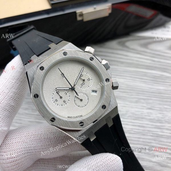 New Copy Audemars Piguet Royal Oak Watch Stainless Steel Blank Dial 3