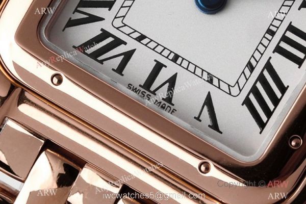 BV factory 1:1 Best Replica Panthere De Cartier 22mm Watch Rose Gold Case 3