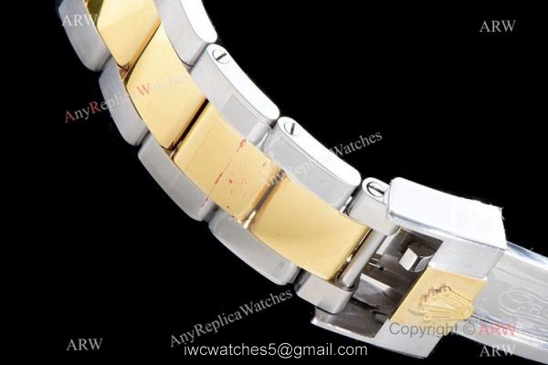 JH Factory Swiss Copy Rolex Daytona JH Cal.4130 Watch Blue Mother Of Pearl Dial 2-Tone 3