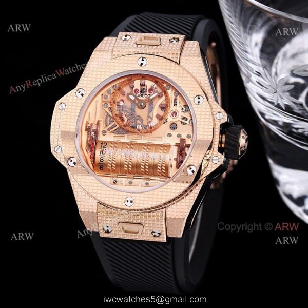 All Black Hublot Big Bang MP-11 Knockoff Watch 45mm With Black Rubber Strap 3