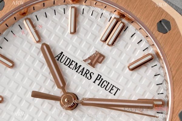 2021 New Swiss Audemars Piguet Royal Oak Rose Gold 34mm Watch Caliber 5800 Selfwinding Movement 3