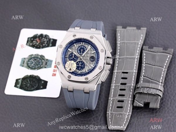 JF 1:1 Swiss Audemars Piguet AP Royal Oak Offshore 26400IO Watch Blue Inner 44mm 3