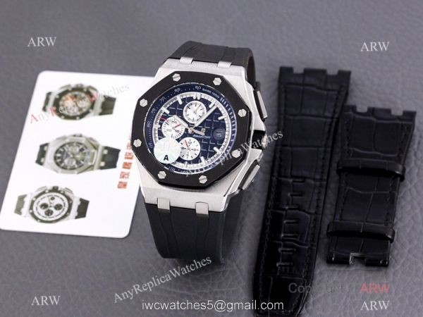 JF 1:1 Swiss 3126 Audemars Piguet AP Royal Oak Offshore 26400io Rubber Strap Watch Super Clone 3