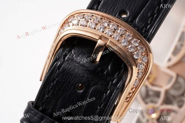 1:1 Super Clone Franck Muller Thunderbolt Tourbillon Iced Out Rose Gold Watch 72 hour power reserve 3