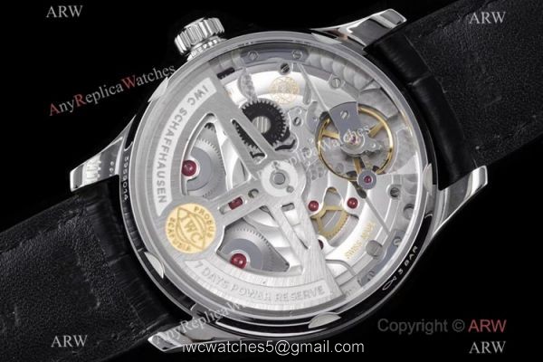 ZF Factory Replica IWC Portugieser Automatic 7 Days Red Dial Watch Brand NEW 3