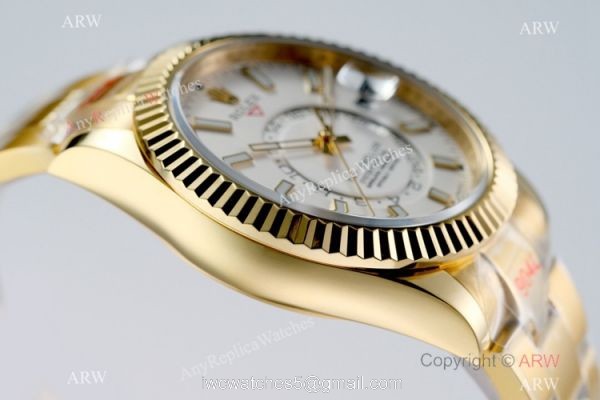 New AI Factory Rolex Sky-Dweller 42mm 326938 White Face Watch Rolex 1:1 Replica Watch 3