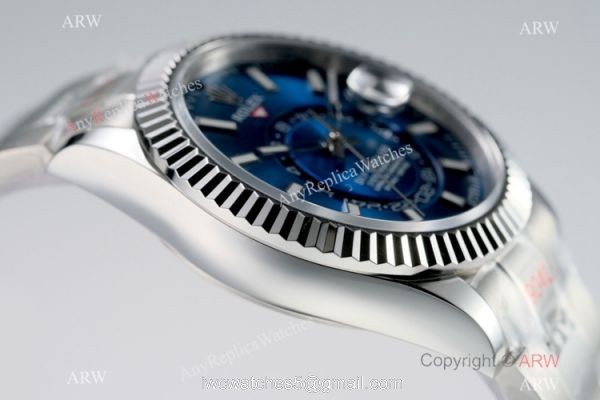 Super Clone Rolex Sky-Dweller AI Factory Swiss 9001 Blue Dial /1:1 Copy Watch 3