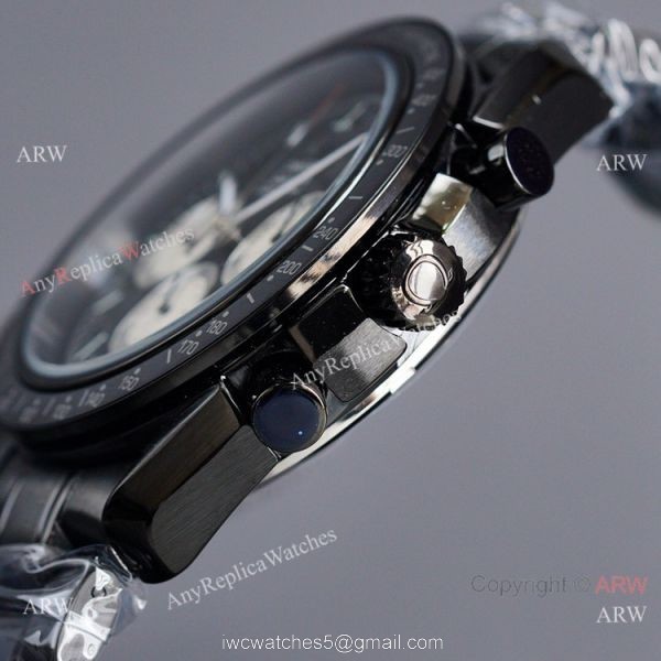 New Copy Omega Speedmaster Watch VK Chronograph Black Dial 3