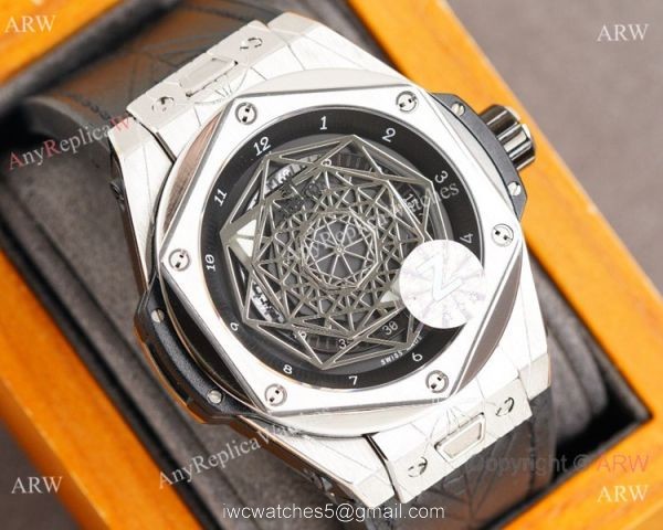 Z Factory Swiss Replica Hublot Sang Bleu Watch 45mm Citizen Movement 3