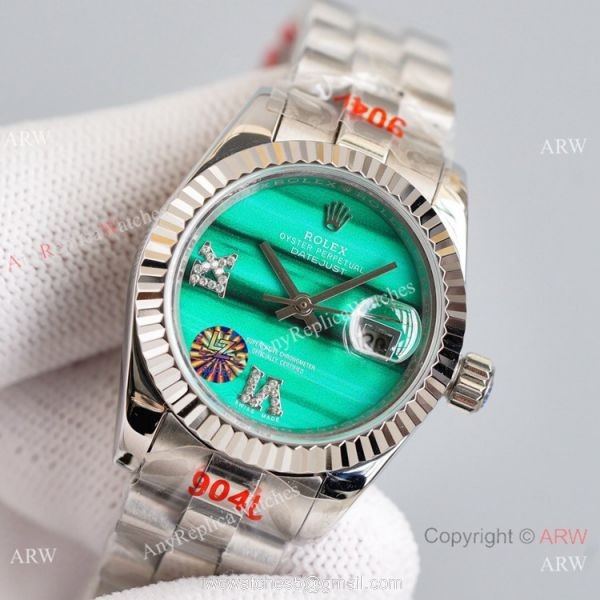 2021 Copy Rolex Datejust President Malachite Dial 28mm Watch Swiss Quality 3