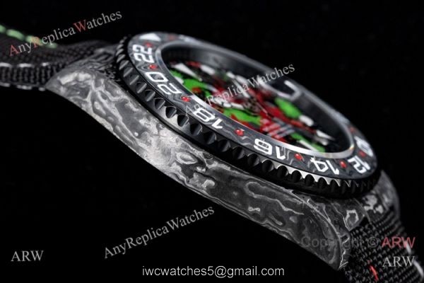2021 1:1 Replica Rolex DiW GMT-Master 2 Graffiti Dial JH Cal.3186 Custom Watch 3