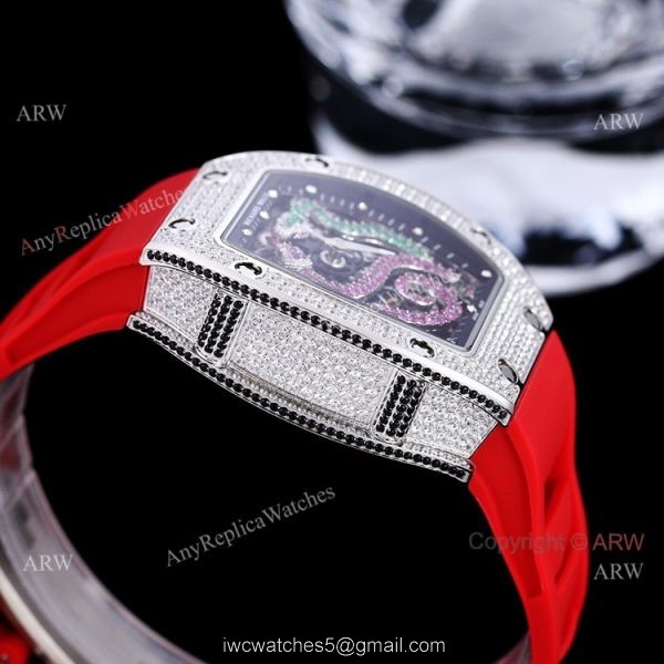 High Quality Copy Richard Mille Rm026 Snake Dial Tourbillon Serpent Watch With Diamond 3
