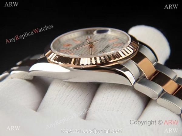 Copy Rolex new Datejust 36mm Watch Oyster Band 2021 Motif Dial 3