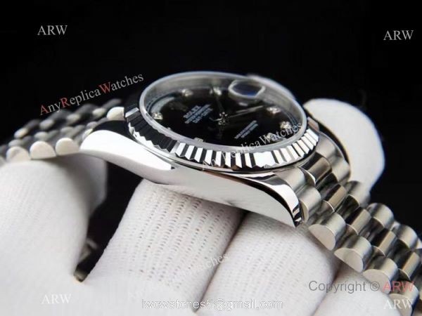 Best Replica Rolex Day-date 36 Black Dial President Watches 3