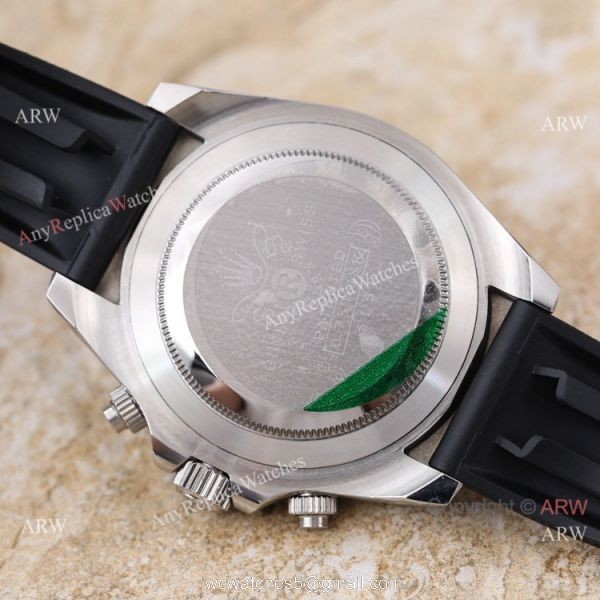 New 2021! AAA Clone Rolex Daytona Meteorite Dial M116519LN Rubber Strap 3