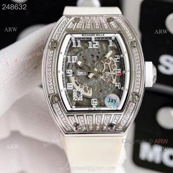 Copy Richard Mille 030 Diamond Watch Automatic For Men 3