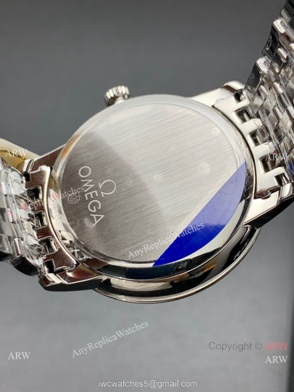 MKS Factory Omega Classic De Ville 9015 Watch Silver Dial Stainless Steel 3