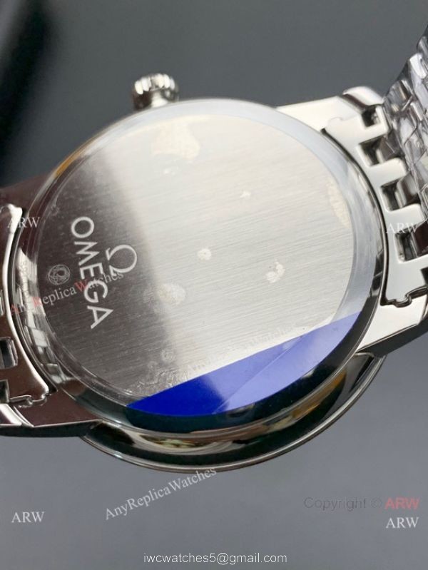 MKS Factory Omega Classic De Ville Prestige 9015 Watch Stainless Steel Black Dial 3