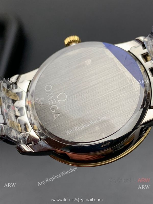 MKS Factory Omega Classic De Ville Swiss 9015 Watch Two Tone 3