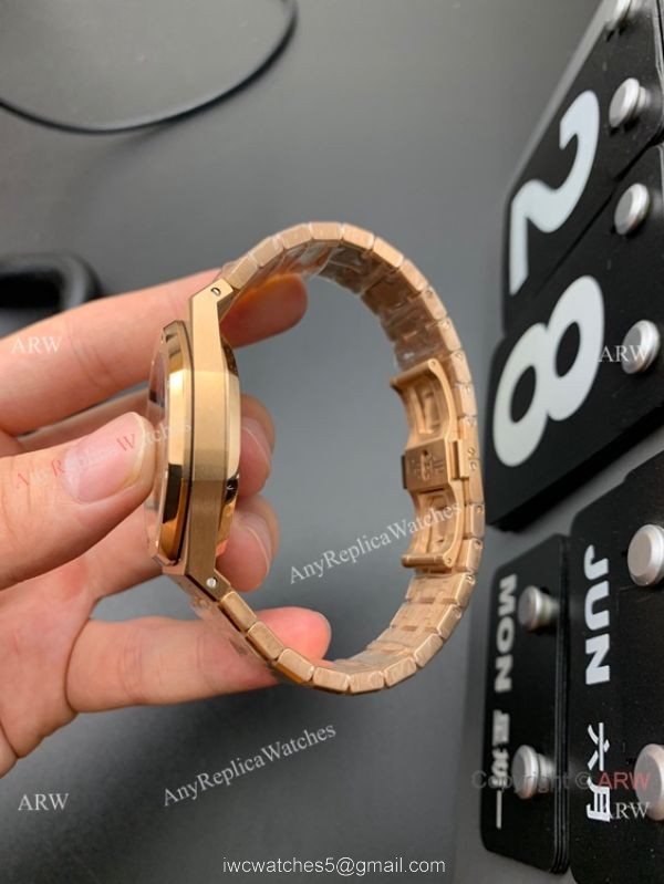 JF Factory Audemars Piguet Royal Oak 15400 Rose Gold Watch 41mm 3