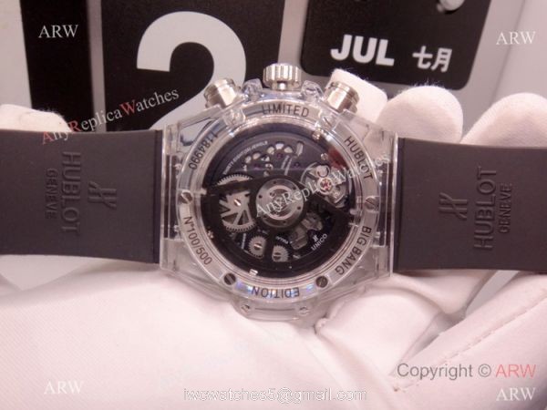 Hublot Sapphire Big Bang Chronograph Replica Watch 45mm 3