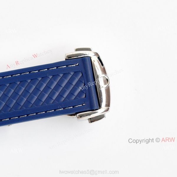 New Omega Aqua Terra 150m Blue Dial With Blue Rubber Band Swiss Replica Watch 41 3