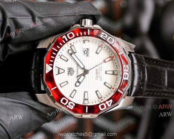 Copy Tag Heuer Aquaracer Blue Face 43mm Watch Automatic Good Quality 3