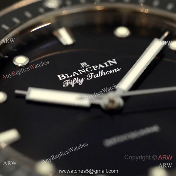 Swiss Grade Replica Blancpain Fifty Fathoms Bathyscaphe GF 1-1 Cal.1315 Watch Black Ceramic 3