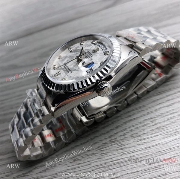 2021 New Copy Rolex Day-Date 40mm Meteorite Presidential Watch 3