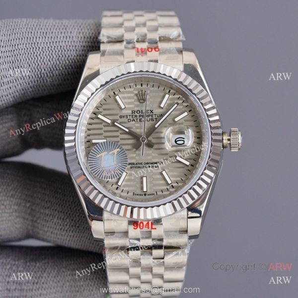 2021 New! Swiss Quality Rolex Datejust 41 Watch Blue Motif Dial Jubilee Strap Citizen 8215 Movement 3