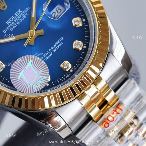 Swiss Quality Rolex Datejust II 41 Citizen 8215 Watch Bucherer Blue Jubilee Strap 3