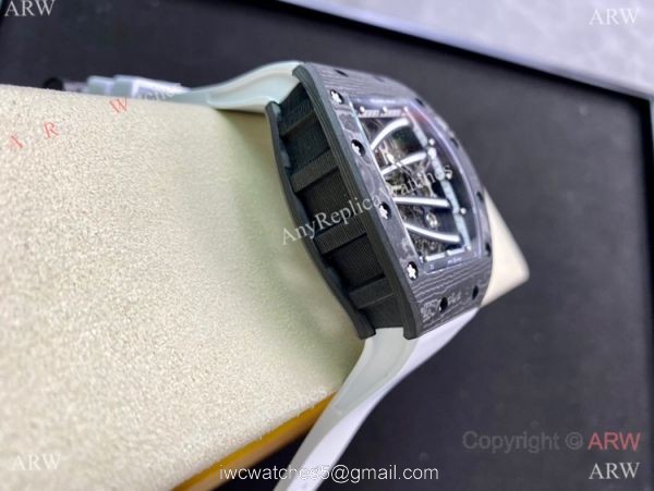 Super Clone Richard Mille Rm59-01 Tourbillon Yohan Blake Watch Carbon 42mm 3