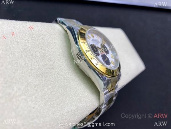 Highest Quality Rolex Daytona JH Factory Clone 4130 Watch Two Tone Arabic Markers 3
