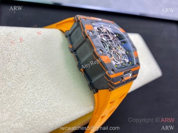 Super Clone Richard Mille rm11-03 McLaren Swiss 7750 Chronograph Watch NTPT Carbon 3