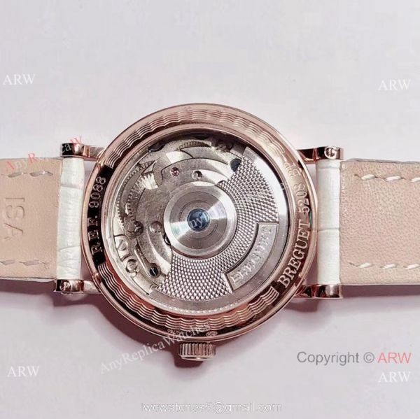 New Copy Breguet Classique Flying Tourbillon Diamond Rose Gold Watch 32mm 3