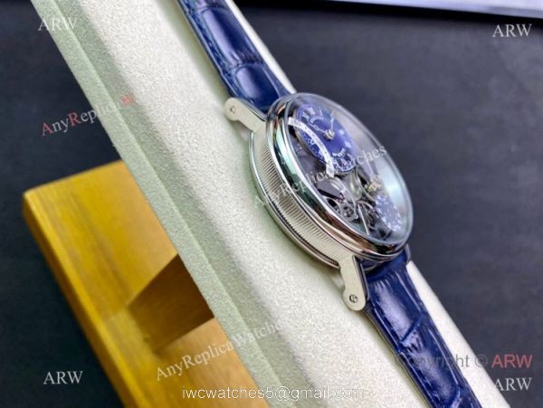 2021 New ZF Factory Breguet Tradition Quantieme Retrograde 7097 Blue Watch 1:1 Super Clone 3