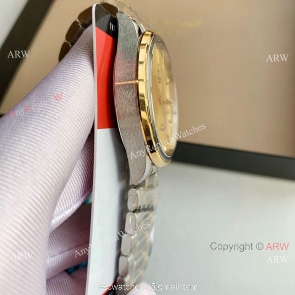 Swiss Quality Copy Tudor Geneve Ultra-thin Champagne Dial Watches 3