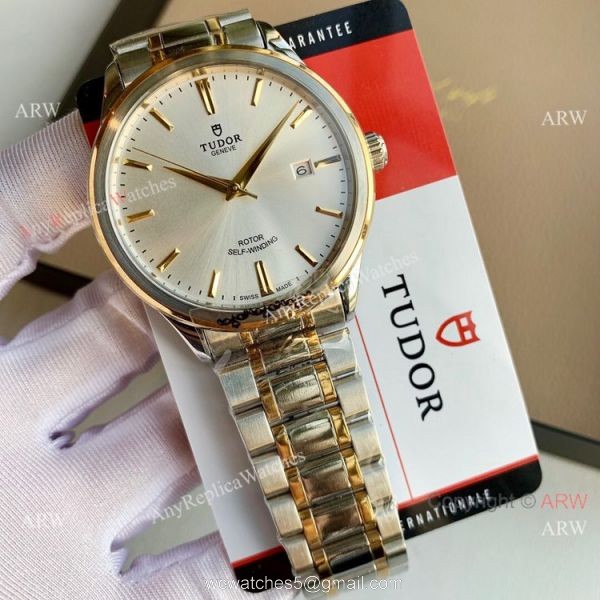 Swiss Quality Copy Tudor Geneve Ultra-thin Citizen 8215 Watches Stainless Steel Black Dial 3