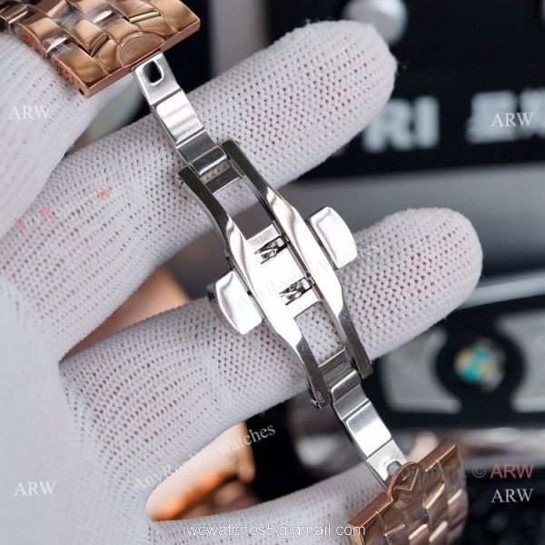 Copy Franck Muller Cintree Curvex Stainless Steel Diamond Face Watch 43mm 3