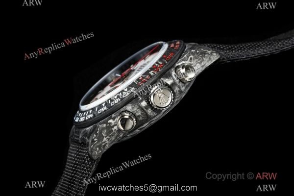 NEW! TW Factory Rolex DIW NTPT Carbon Daytona Watch White Dial 7750 Movement 3