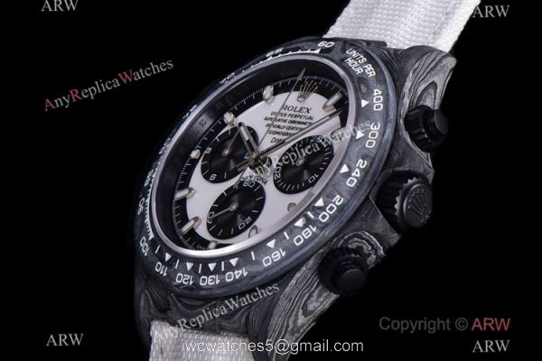 NEW! Super Clone TW Rolex DIW NTPT Carbon Daytona 7750 Watch Panda Dial 3