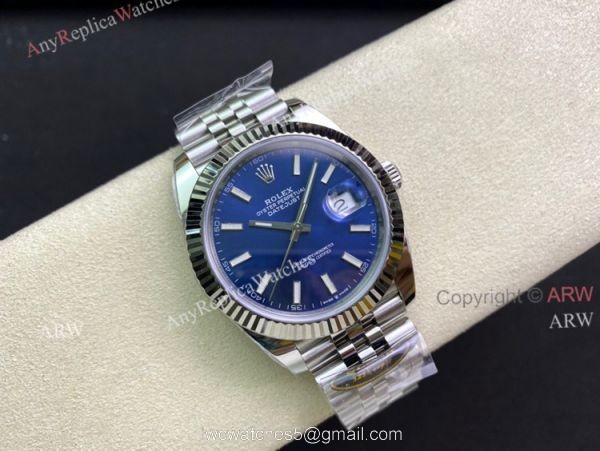 Best Replica Rolex Datejust 41 Blue Dial Jubilee Bracelet 904 L Of Clean Factory 3