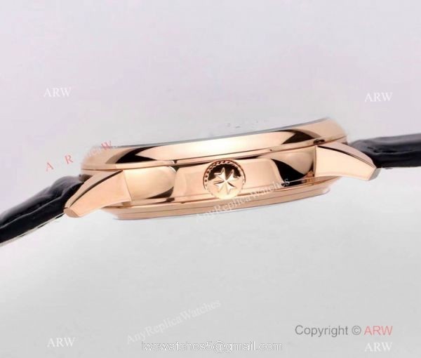 2021 New! Swiss Vacheron Constantin MoonPhase Retrograde Date Watch Rose Gold 3