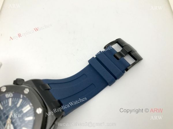 Copy Audemars Piguet Royal Oak Offshore Divers Automatic Watch Blue Dial 3