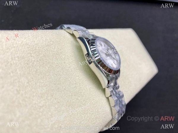 Swiss Copy Rolex Lady-Datejust Stainless steel Jubilee Watch 28mm for Women 3