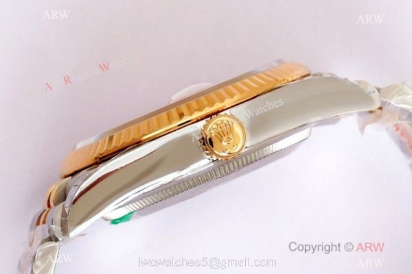 (EW)2021 New Rolex Datejust 36 EWF 3235 Watch Two Tone Gold Motif Dial for Men 3