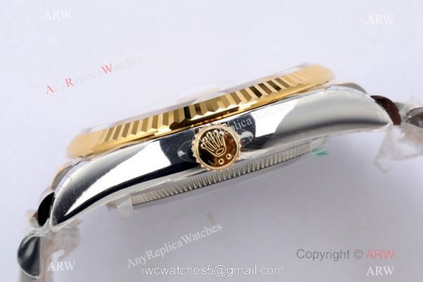 (EW)2021 New Rolex Datejust 36 Gold Palm Face Jubilee Strap Watch Swiss 3235 Movement 3