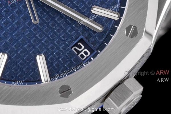 Superclone ZF Factory Audemars Piguet Royal Oak 15500 Blue Dial Watch 41mm 3